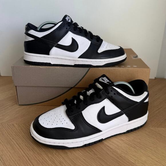 Nike Dunk Low ‘Panda’ Black/White GS Kids Sneakers - SZ 6.5 Y- 8 W